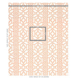 Schumacher Zanzibar Trellis Coral Fabric