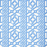 Schumacher Zanzibar Trellis Blue Fabric
