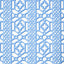 Schumacher Zanzibar Trellis Blue Fabric