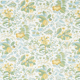 Schumacher Pomegranate Botanical Citron Fabric