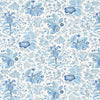 Schumacher Pomegranate Botanical Blue Fabric