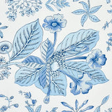 Schumacher Pomegranate Botanical Blue Fabric