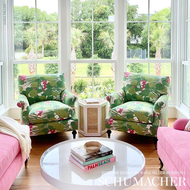 Schumacher Sea Grapes Tropical Fabric