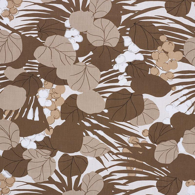 Schumacher Sea Grapes Bark Fabric
