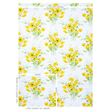 Schumacher Joni Chintz Yellow Fabric
