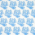 Schumacher Coral Blue Fabric