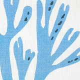 Schumacher Coral Blue Fabric