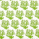 Schumacher Coral Green Fabric