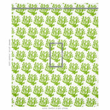 Schumacher Coral Green Fabric