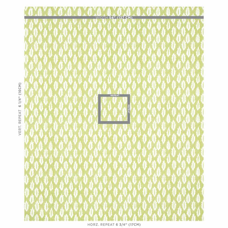 Schumacher Forest Grass Green Fabric