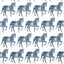 Schumacher Marwari Horse Navy Fabric