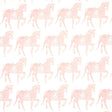 Schumacher Marwari Horse Pink Fabric