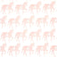 Schumacher Marwari Horse Pink Fabric