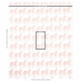 Schumacher Marwari Horse Pink Fabric