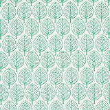 Schumacher Mini Burchettes Sea Glass Fabric