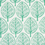 Schumacher Mini Burchettes Sea Glass Fabric