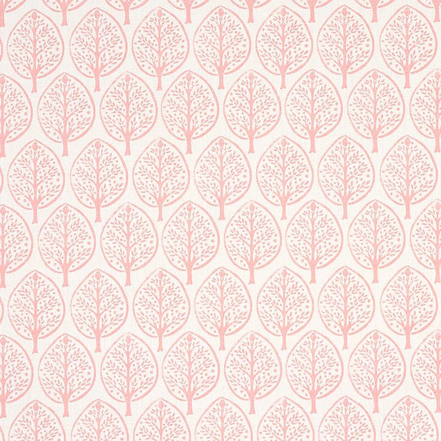 Schumacher Mini Burchettes Pink Fabric