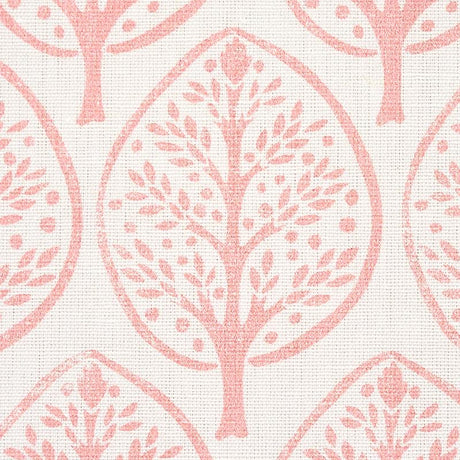 Schumacher Mini Burchettes Pink Fabric