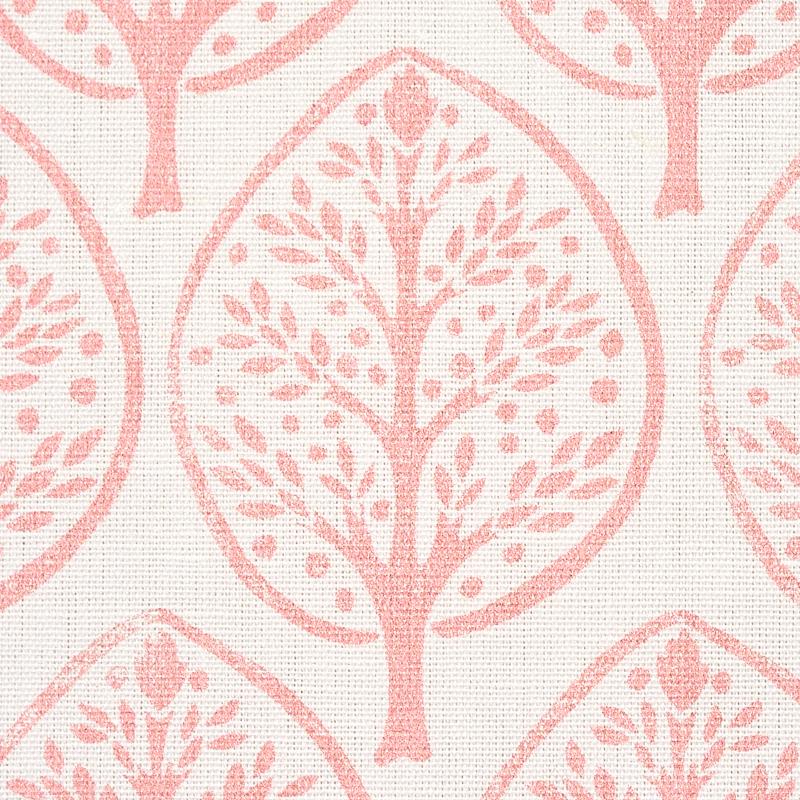 Schumacher Mini Burchettes Pink Fabric