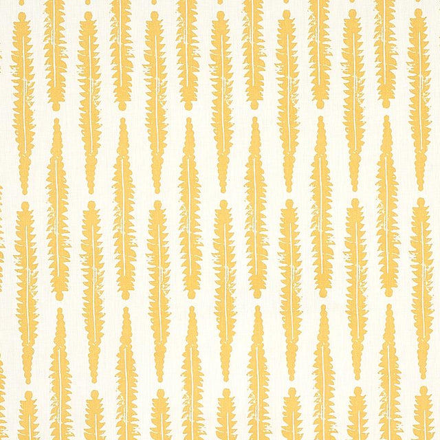 Schumacher Fern Mustard Fabric