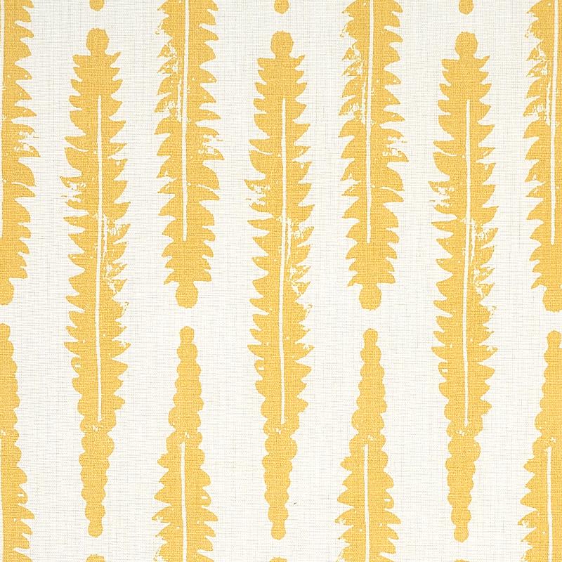 Schumacher Fern Mustard Fabric