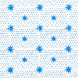 Schumacher Spot & Star Blue Fabric