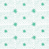 Schumacher Spot & Star Sea Glass Fabric