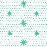 Schumacher Spot & Star Sea Glass Fabric