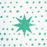 Schumacher Spot & Star Sea Glass Fabric