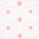 Schumacher Spot & Star Pink Fabric