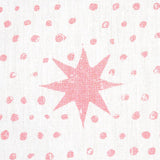 Schumacher Spot & Star Pink Fabric