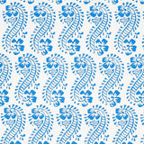 Schumacher Lani Blue Fabric