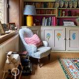 Schumacher Coffee Bean Sky Fabric