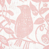 Schumacher Bird & Bee Pink Fabric