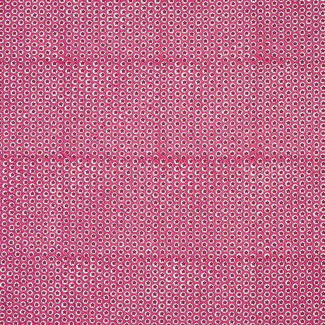 Schumacher Tuk Tuk Hand Block Print Pink Fabric