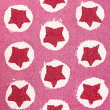 Schumacher Tuk Tuk Hand Block Print Pink Fabric