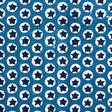 Schumacher Tuk Tuk Hand Block Print Blue Fabric