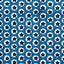 Schumacher Tuk Tuk Hand Block Print Blue Fabric