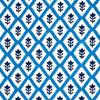 Schumacher Buti Hand Block Print Blue Fabric