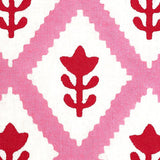 Schumacher Buti Hand Block Print Pink Fabric