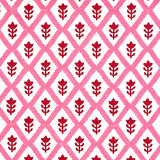 Schumacher Buti Hand Block Print Pink Fabric