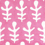 Schumacher Bagru Hand Block Print Pink Fabric