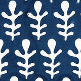 Schumacher Bagru Hand Block Print Dark Blue Fabric