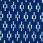 Schumacher Dash Hand Block Print Indigo Fabric