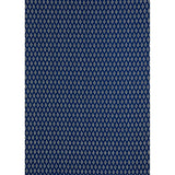 Schumacher Dash Hand Block Print Indigo Fabric