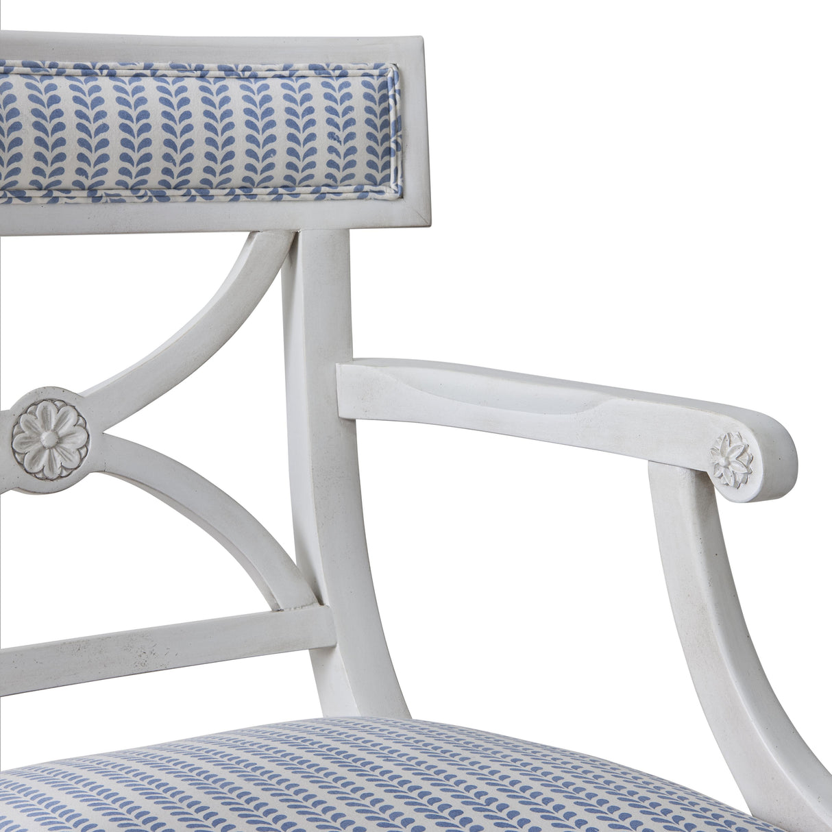 Schumacher Bindi Hand Block Print Blue Fabric