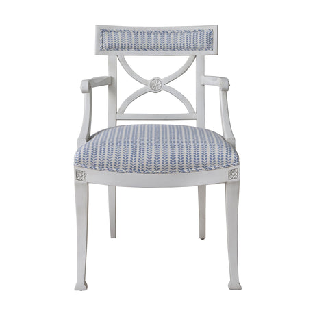 Schumacher Bindi Hand Block Print Blue Fabric