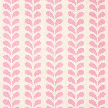 Schumacher Bindi Hand Block Print Pink Fabric