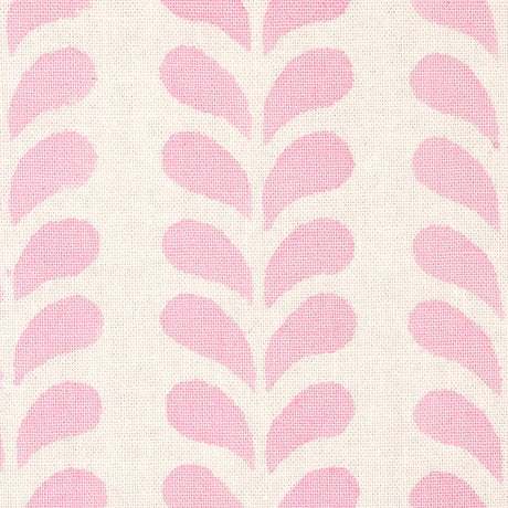 Schumacher Bindi Hand Block Print Pink Fabric