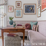 Schumacher Bindi Hand Block Print Aubergine Fabric